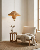 Mavello Rattan Pendant Light – Ambient Illumination in Luxury Interior Setting View 13