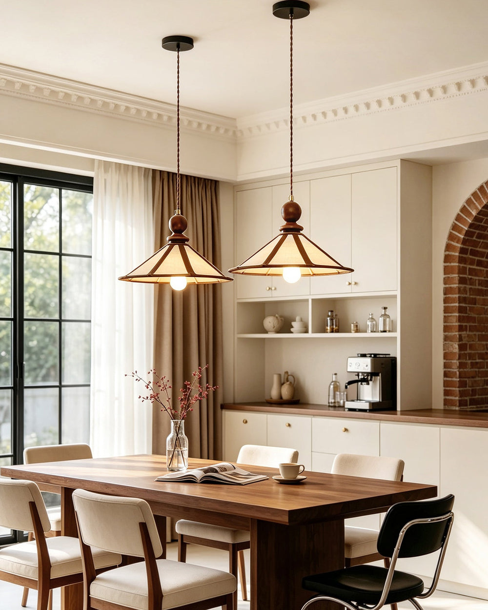 Maviren Curated Solid Hardwood Pendant Light