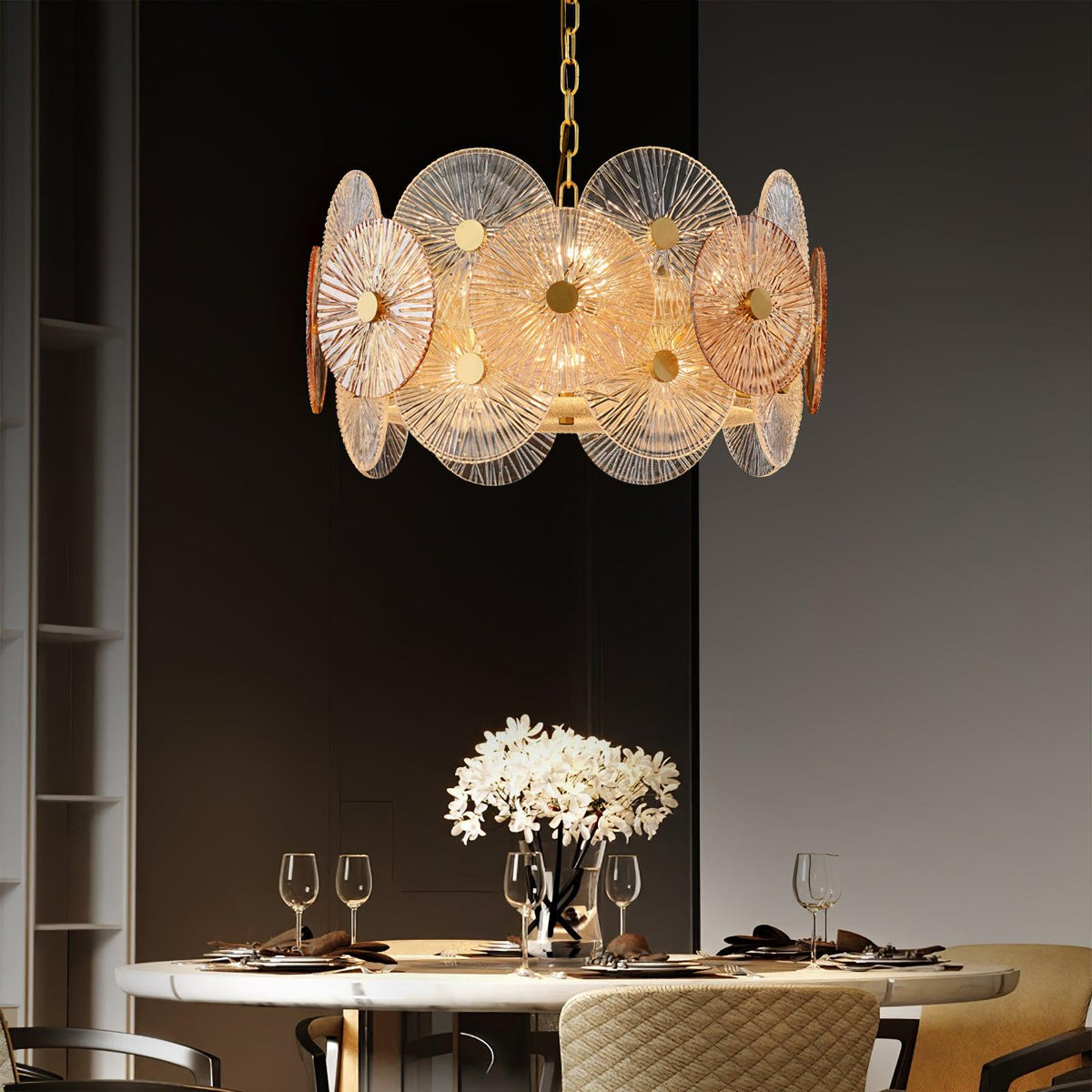 Maytoni Aster Chandelier – Ambient Illumination in Luxury Interior Setting View 11
