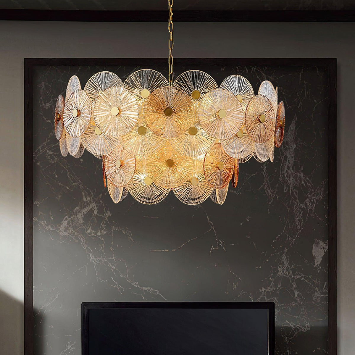 Maytoni Aster Chandelier – Ambient Illumination in Luxury Interior Setting View 12