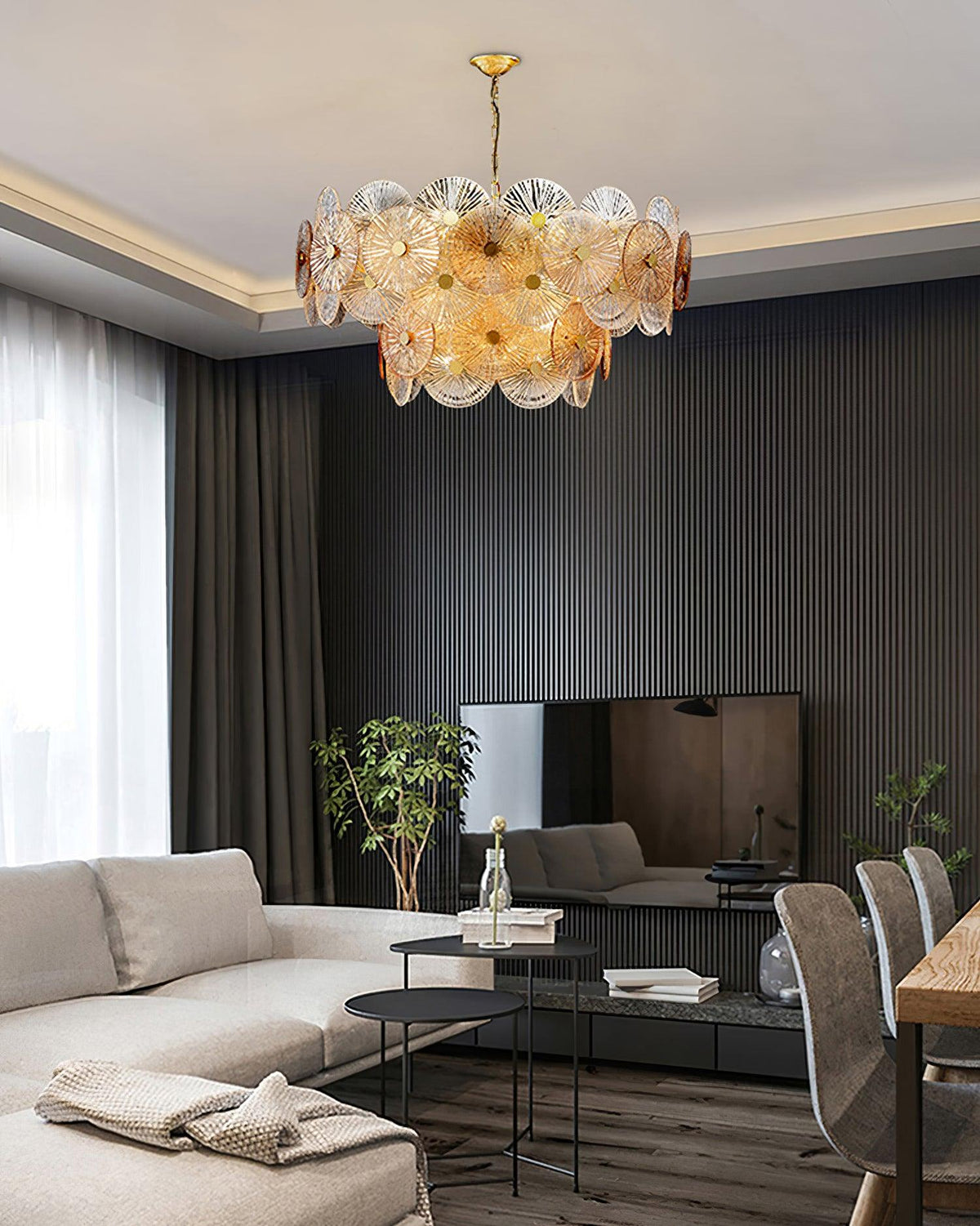 Maytoni Aster Chandelier – Ambient Illumination in Luxury Interior Setting View 15