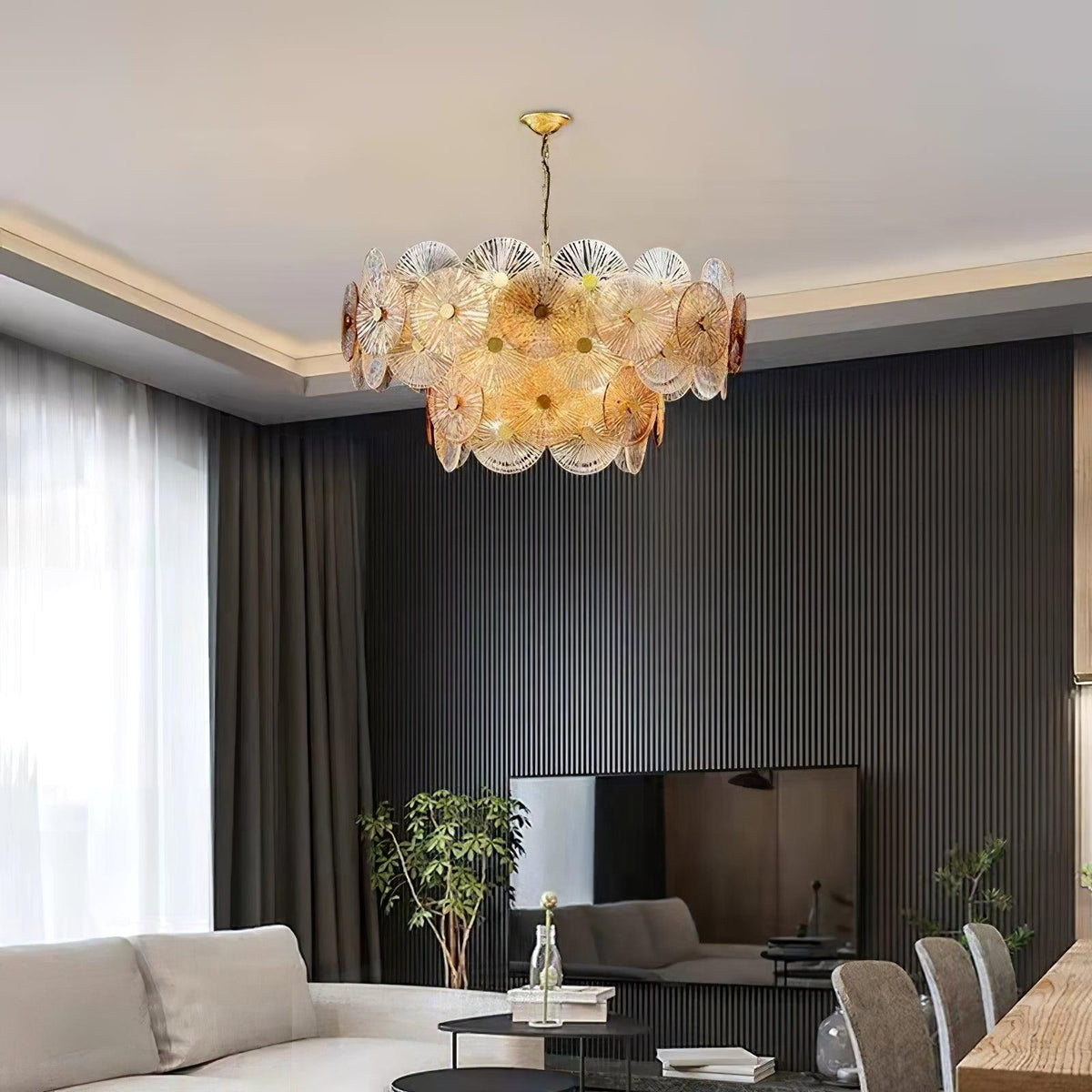 Maytoni Aster Chandelier – Ambient Illumination in Luxury Interior Setting View 9