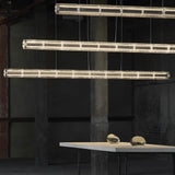 Mcdade Segmented Glass Chandelier – Ambient Illumination in Luxury Interior Setting View 12