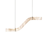 Spanish Alabaster Pendant Light View 14 | Mckimi Alabaster Disc Pendant Light | Modern Luxury for Dining Room & Bar | JINSHE | JINSHE