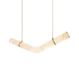 Spanish Alabaster Pendant Light View 13 | Mckimi Alabaster Disc Pendant Light | Modern Luxury for Dining Room & Bar | JINSHE | JINSHE