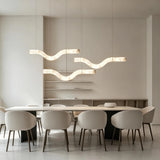 Spanish Alabaster Pendant Light View 9 | Mckimi Alabaster Disc Pendant Light | Modern Luxury for Dining Room & Bar | JINSHE | JINSHE