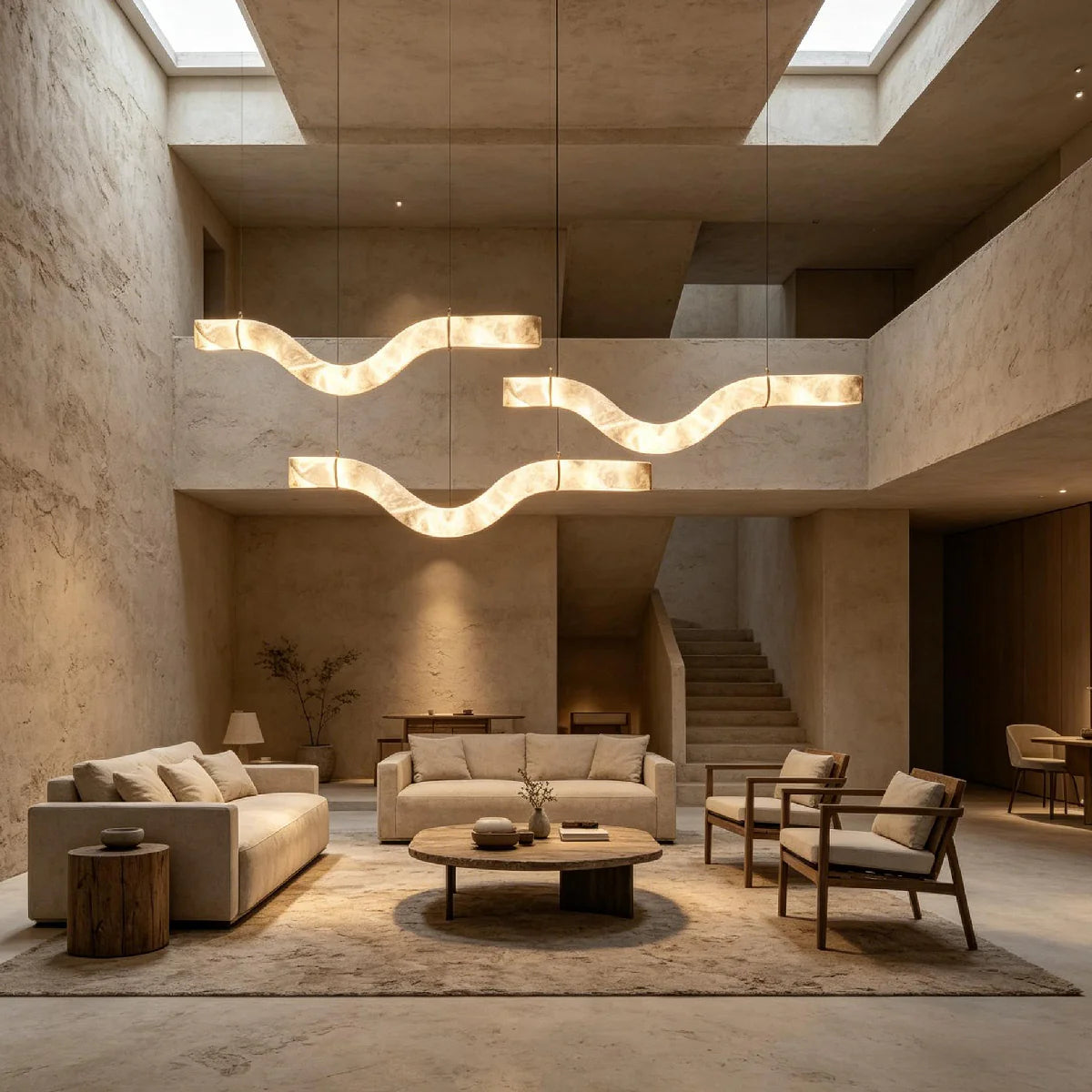 Spanish Alabaster Pendant Light View 4 | Mckimi Alabaster Disc Pendant Light | Modern Luxury for Dining Room & Bar | JINSHE | JINSHE