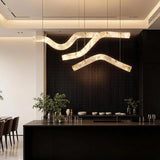 Spanish Alabaster Pendant Light View 5 | Mckimi Alabaster Disc Pendant Light | Modern Luxury for Dining Room & Bar | JINSHE | JINSHE