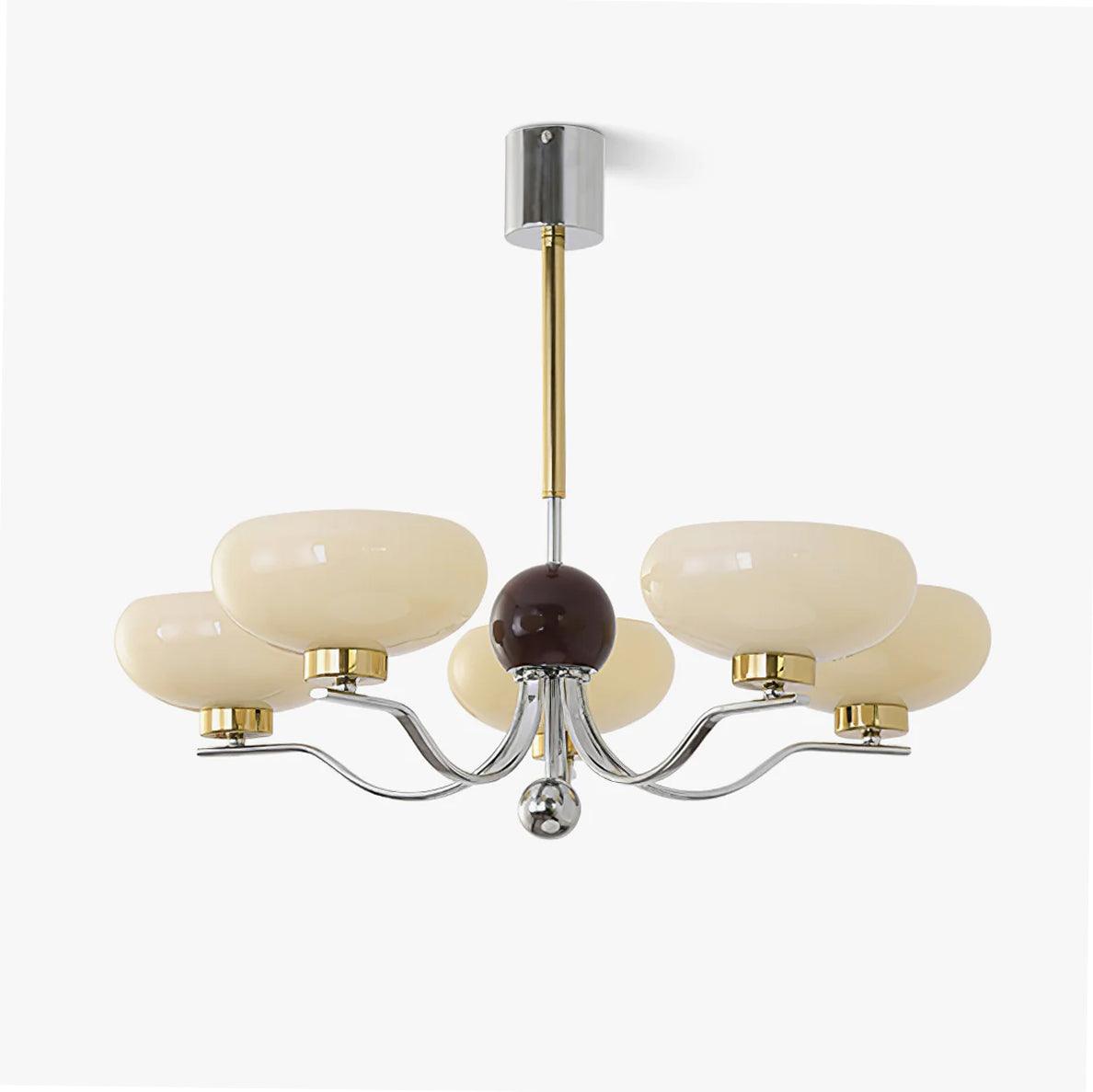 Gothic Glass Bowl Curated Mouth-Blown Frosted Gl – Mouth-Blown Frosted Glass Chandelier