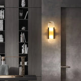 Spanish Alabaster Wall Lamp View 8 | Melange Elongated Wall Lamp | Spanish Alabaster | JINSHE | JINSHE