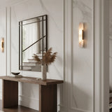 Spanish Alabaster Wall Lamp View 5 | Melange Elongated Wall Lamp | Spanish Alabaster | JINSHE | JINSHE