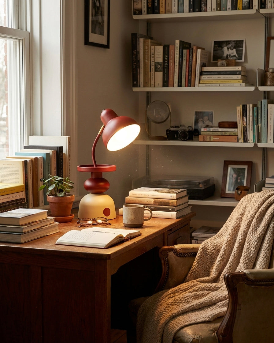 Mello Curated Iron & Glass Table Lamp