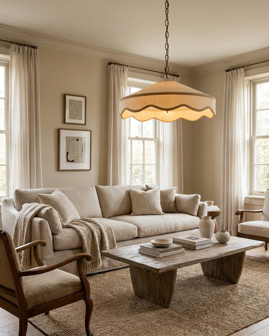 Mellune Pendant Light – Ambient Illumination in Luxury Interior Setting View 6