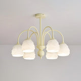 Melting Ice Cream Curated Mouth-Blown Frosted Gl warm illuminated room view