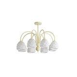 Melting Ice Cream Curated Mouth-Blown Frosted Gl – architectural ceiling profile #1
