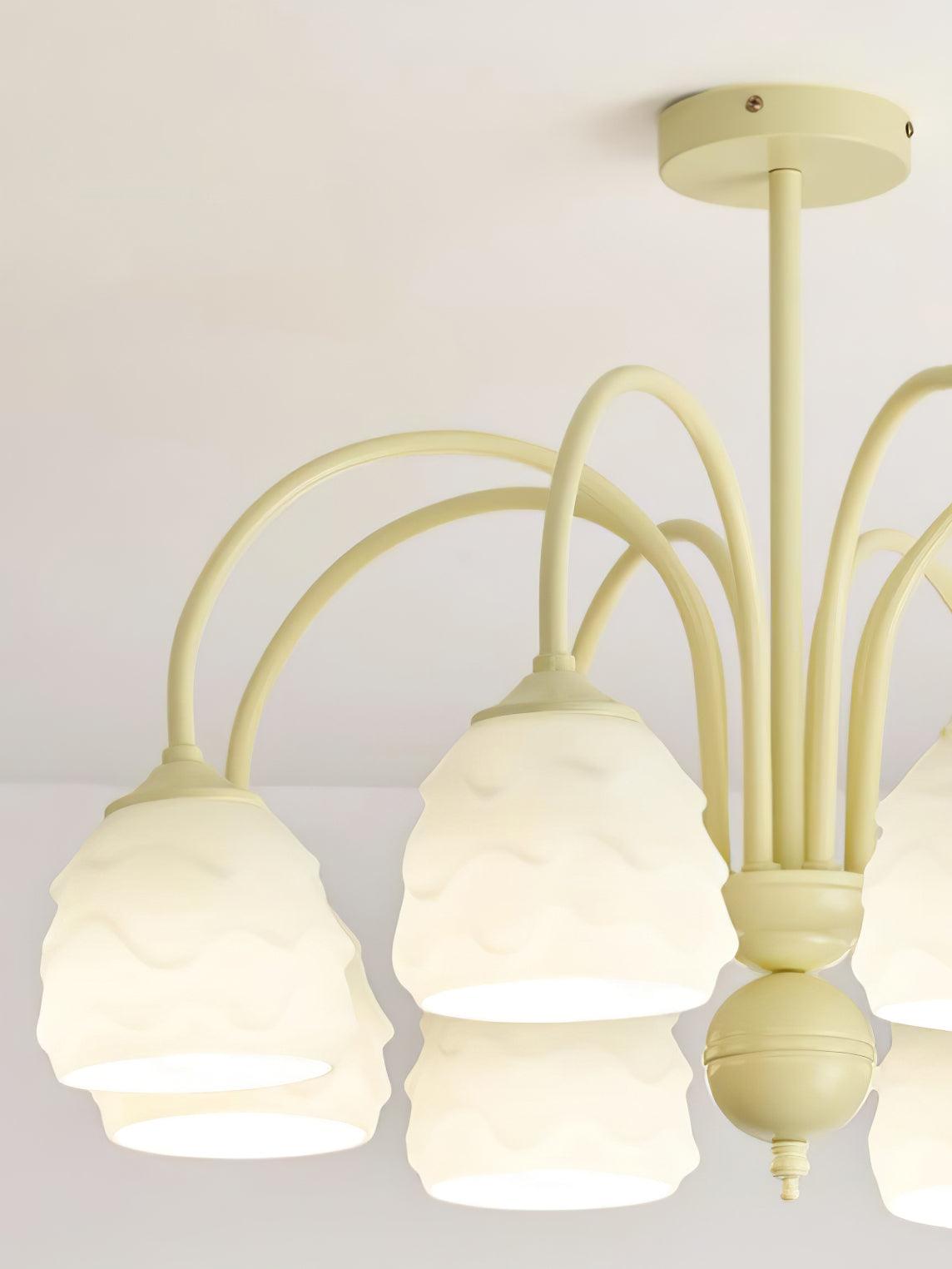 Melting Ice Cream Curated Mouth-Blown Frosted Gl – structural canopy joint detail