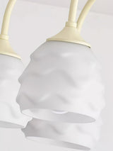 Melting Ice Cream Curated Mouth-Blown Frosted Gl – spatial dining room perspective