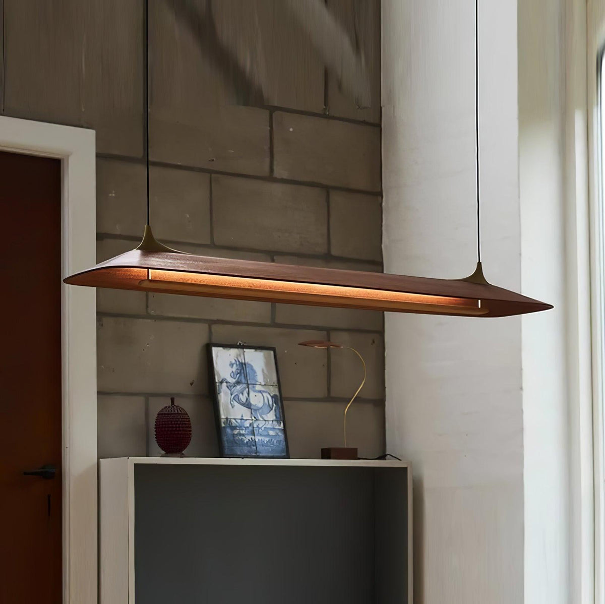 Mernoe Wooden Chandelier – Ambient Illumination in Luxury Interior Setting View 12
