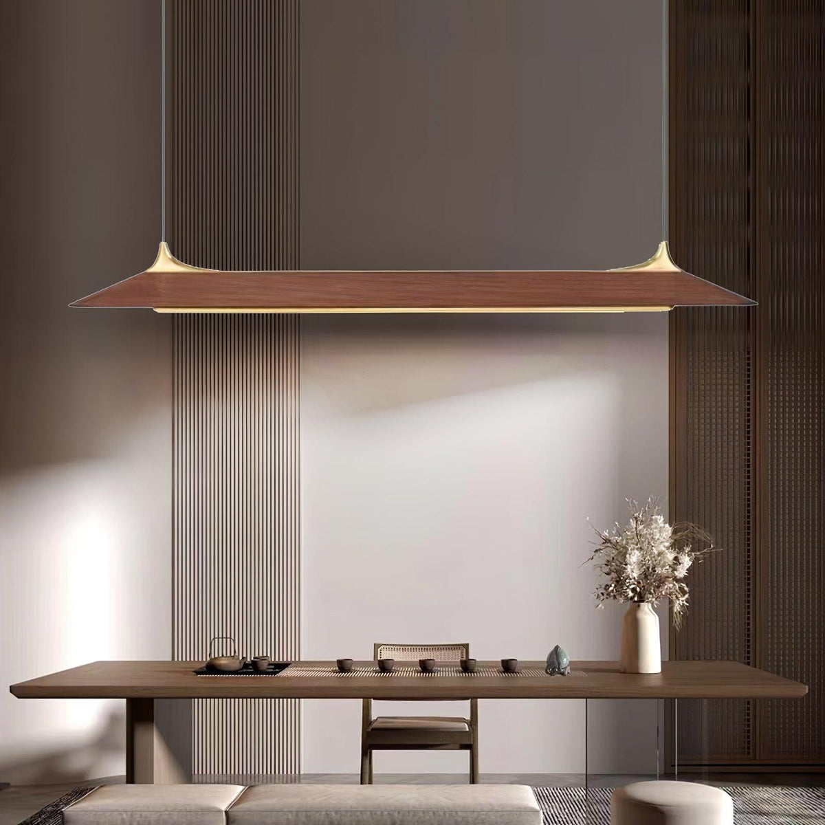Mernoe Wooden Chandelier – Ambient Illumination in Luxury Interior Setting View 14