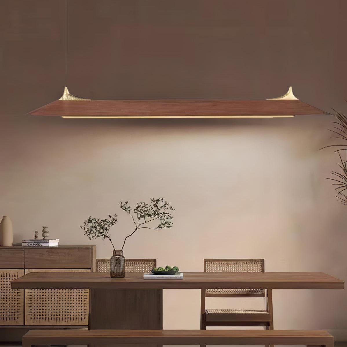 Mernoe Wooden Chandelier – Ambient Illumination in Luxury Interior Setting View 4
