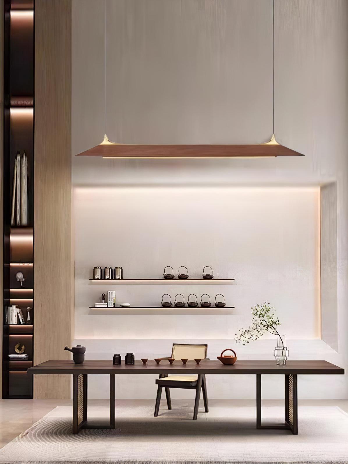 Mernoe Wooden Chandelier – Ambient Illumination in Luxury Interior Setting View 6