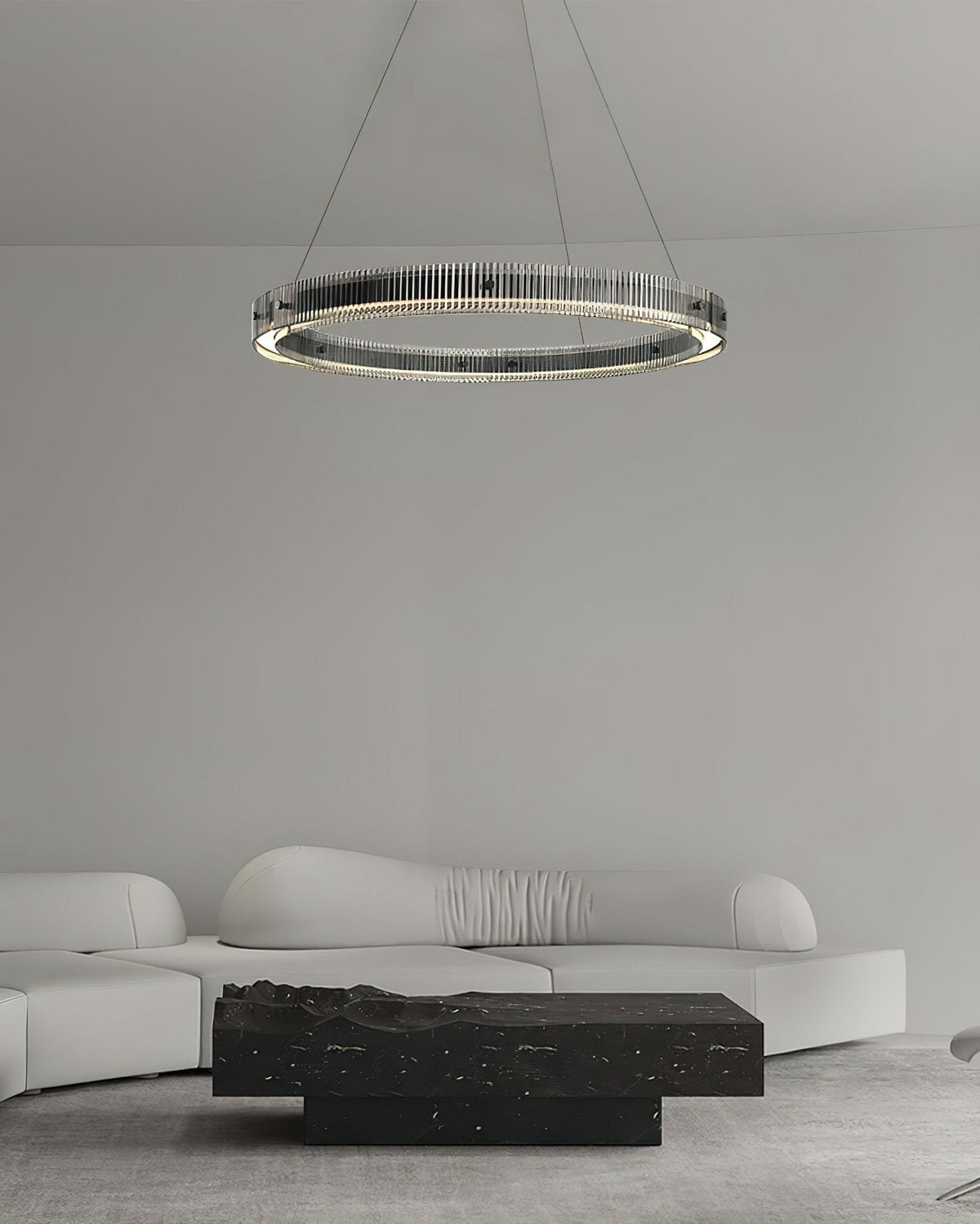 Modern Merope Chandelier – Ambient Illumination in Luxury Interior Setting View 8