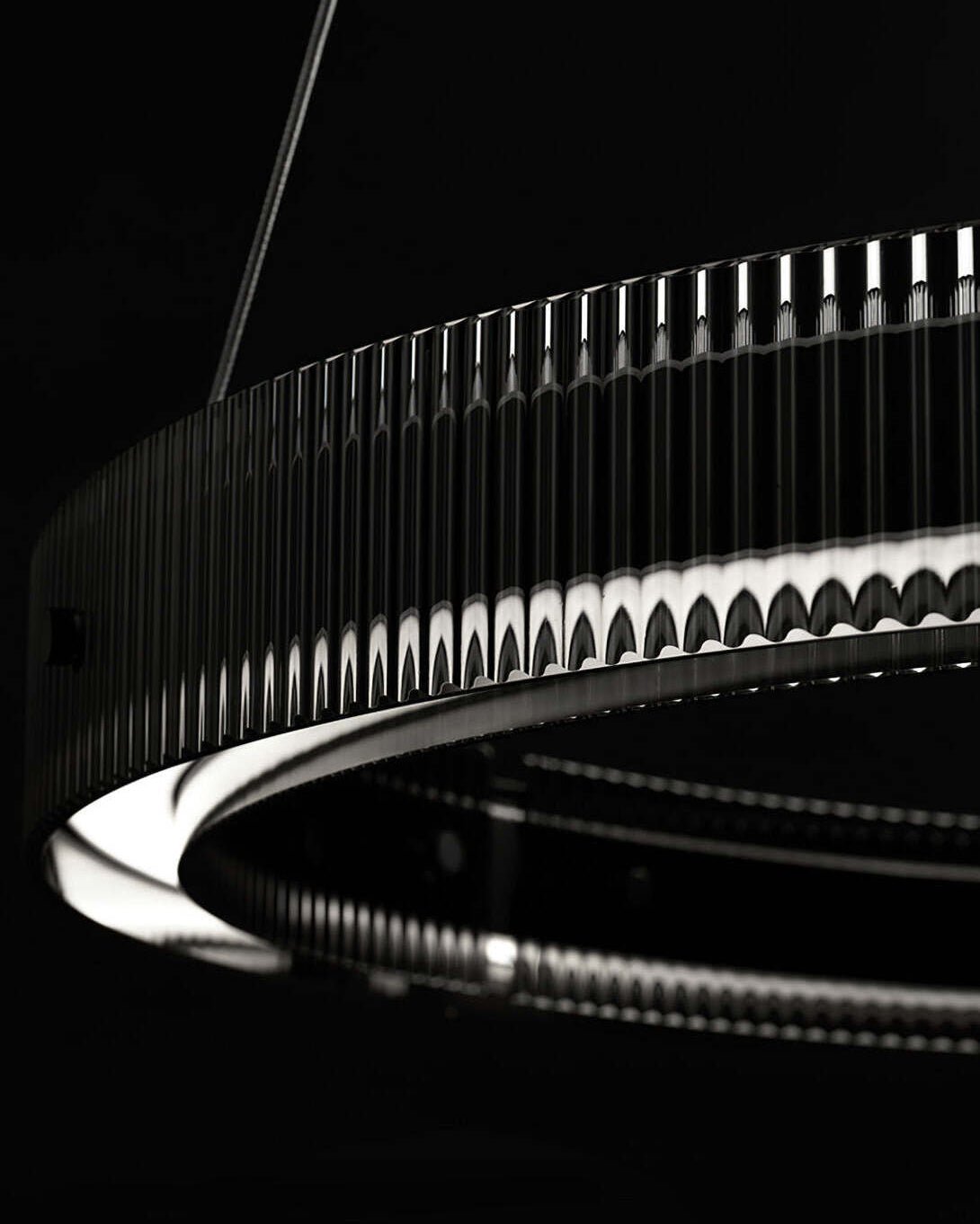 Modern Merope Chandelier – Ambient Illumination in Luxury Interior Setting View 11