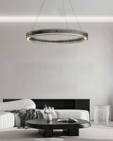 Modern Merope Chandelier – Ambient Illumination in Luxury Interior Setting View 14