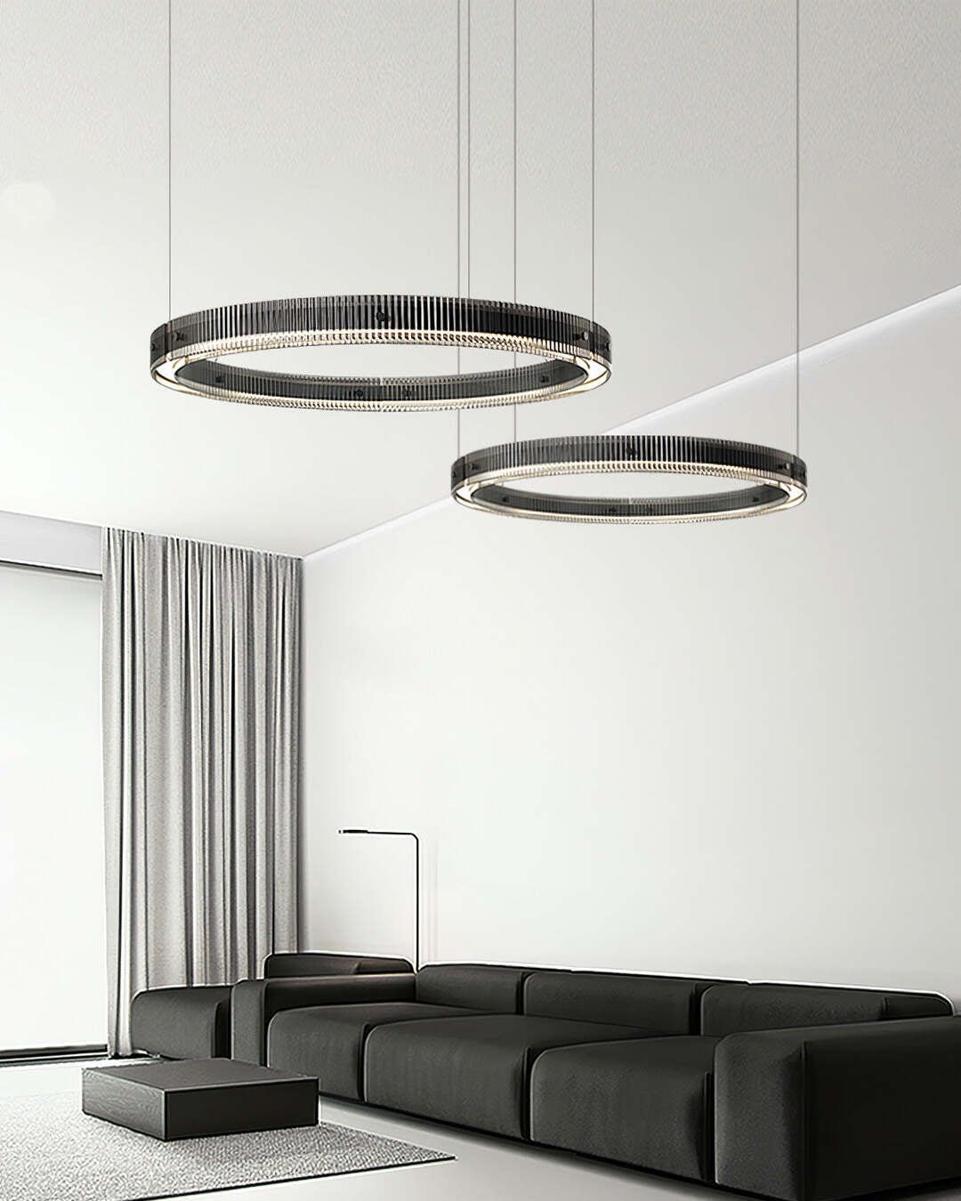 Modern Merope Chandelier – Ambient Illumination in Luxury Interior Setting View 6
