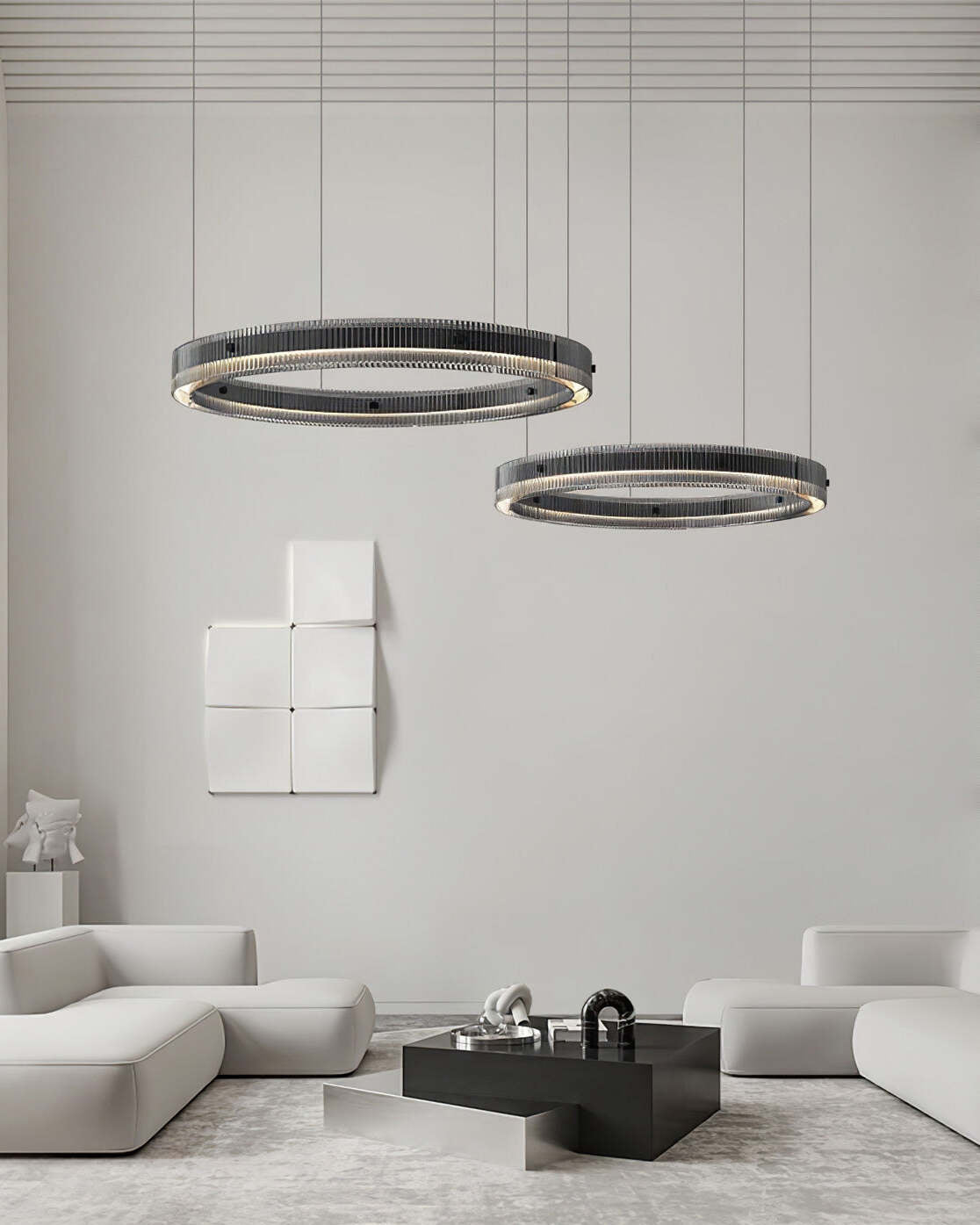 Modern Merope Chandelier – Ambient Illumination in Luxury Interior Setting View 15