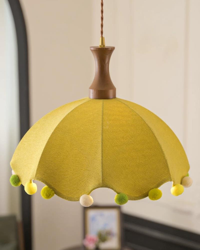 Merrivale Curated Solid Brass Pendant Light – spatial dining room perspective