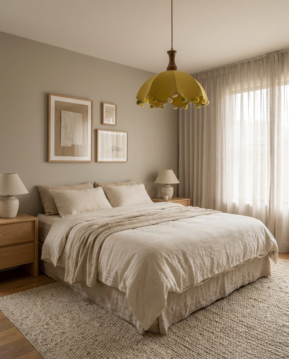 Merrivale Curated Solid Brass Pendant Light – handcrafted surface texture