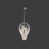 Mesh Crystal Curated K9 Bohemian Crystal Chandel – architectural ceiling profile #1