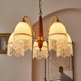 Mesh Tassel Glass Curated Mouth-Blown Frosted Gl – dimensional scale reference
