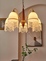 Mesh Tassel Glass Curated Mouth-Blown Frosted Gl – unlit natural material contrast