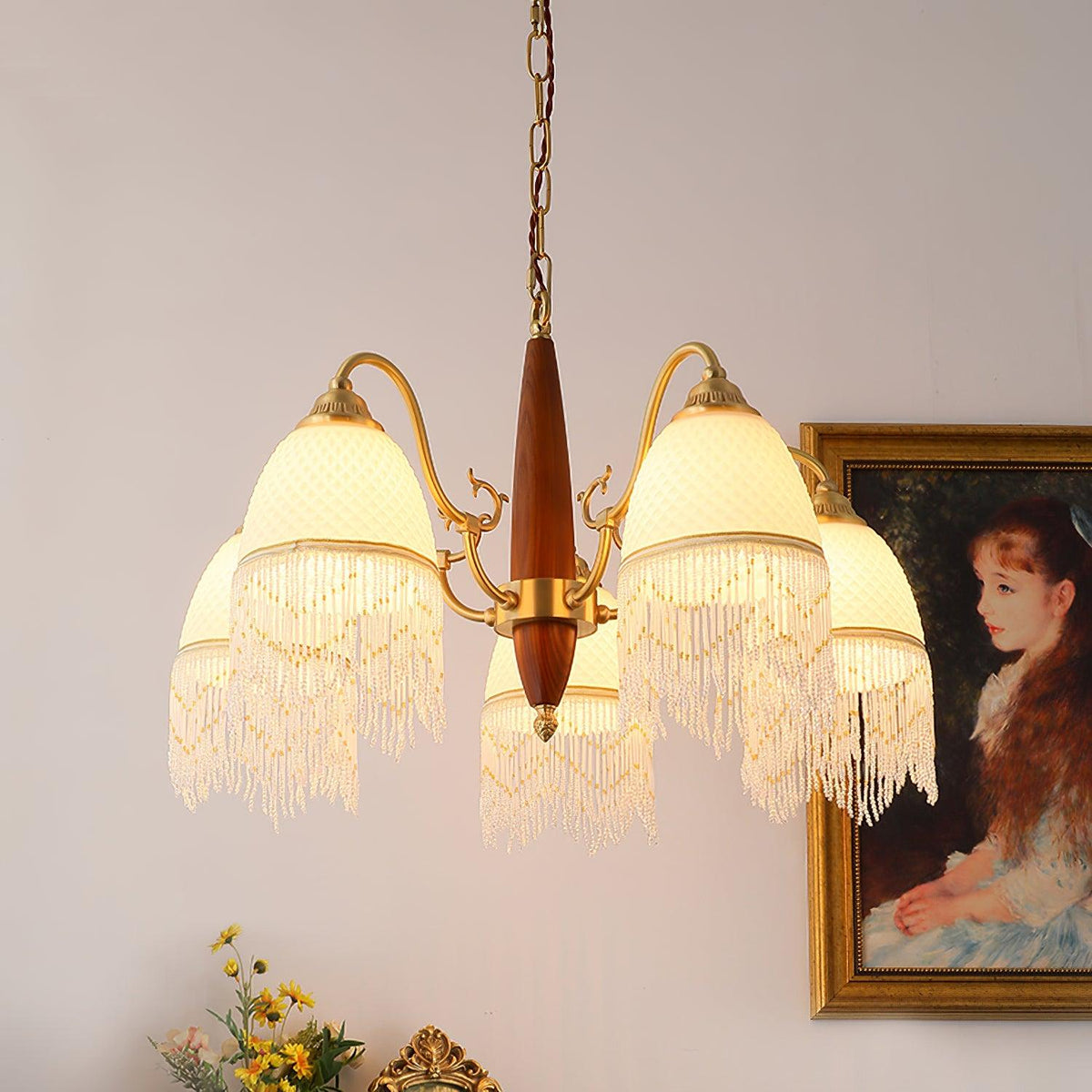 Mesh Tassel Glass Curated Mouth-Blown Frosted Gl – architectural ceiling profile
