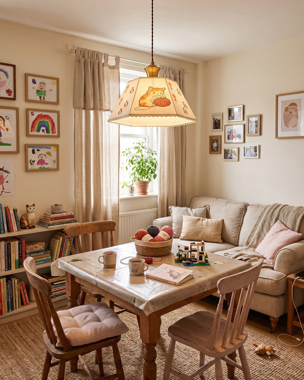 Mewsy Curated Solid Brass Pendant Light