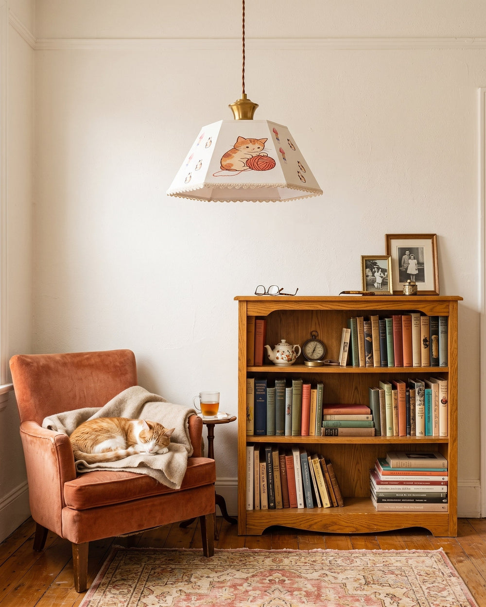 Mewsy Curated Solid Brass Pendant Light
