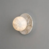Mia Ball Alabaster Curated Alabaster Wall Sconce – Dia 20cm  ∅ 7.9 finish configuration