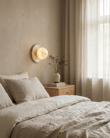 Mia Ball Alabaster Curated Alabaster Wall Sconce – architectural ceiling profile