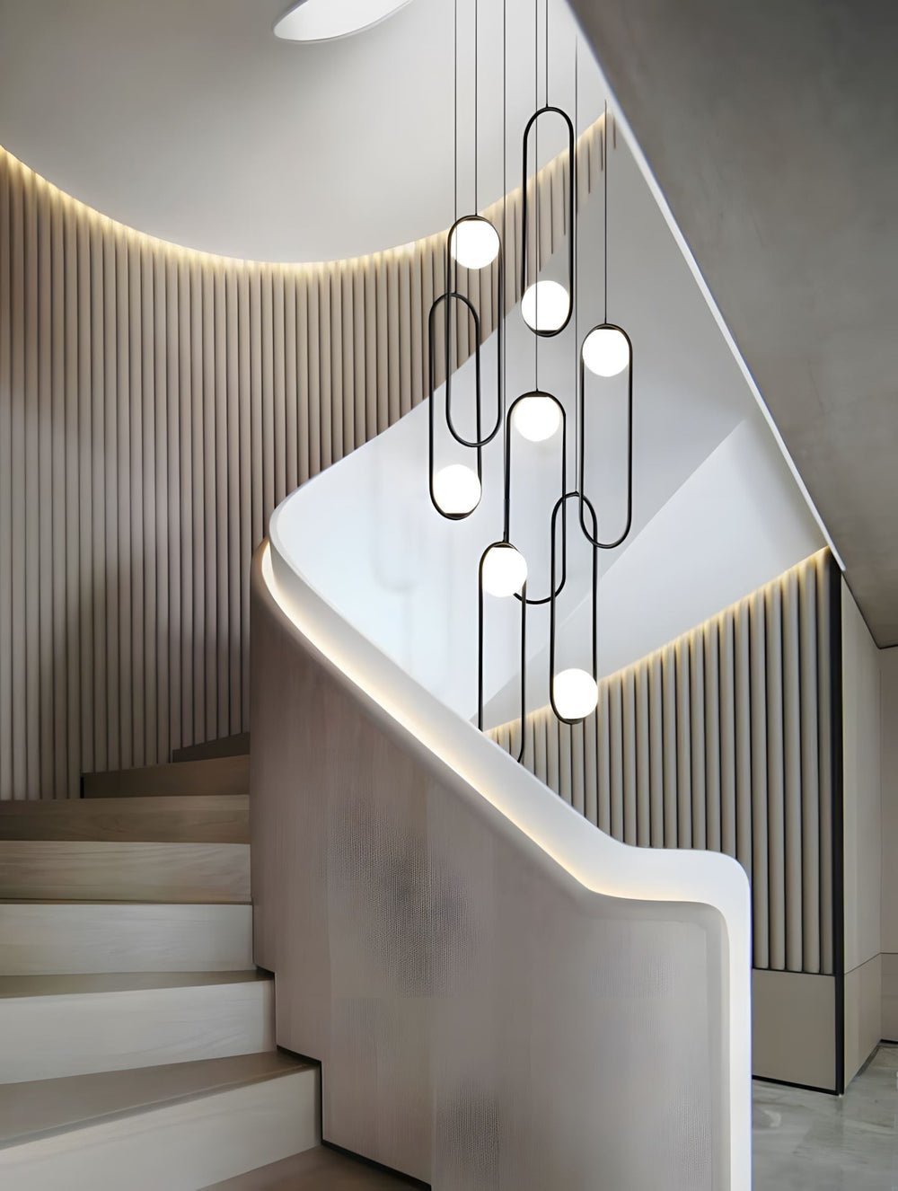 Mila Combination Chandelier – Ambient Illumination in Luxury Interior Setting View 10