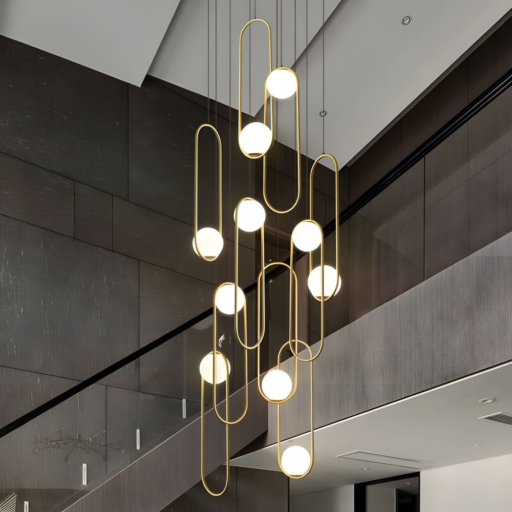 Mila Combination Chandelier – Ambient Illumination in Luxury Interior Setting View 13