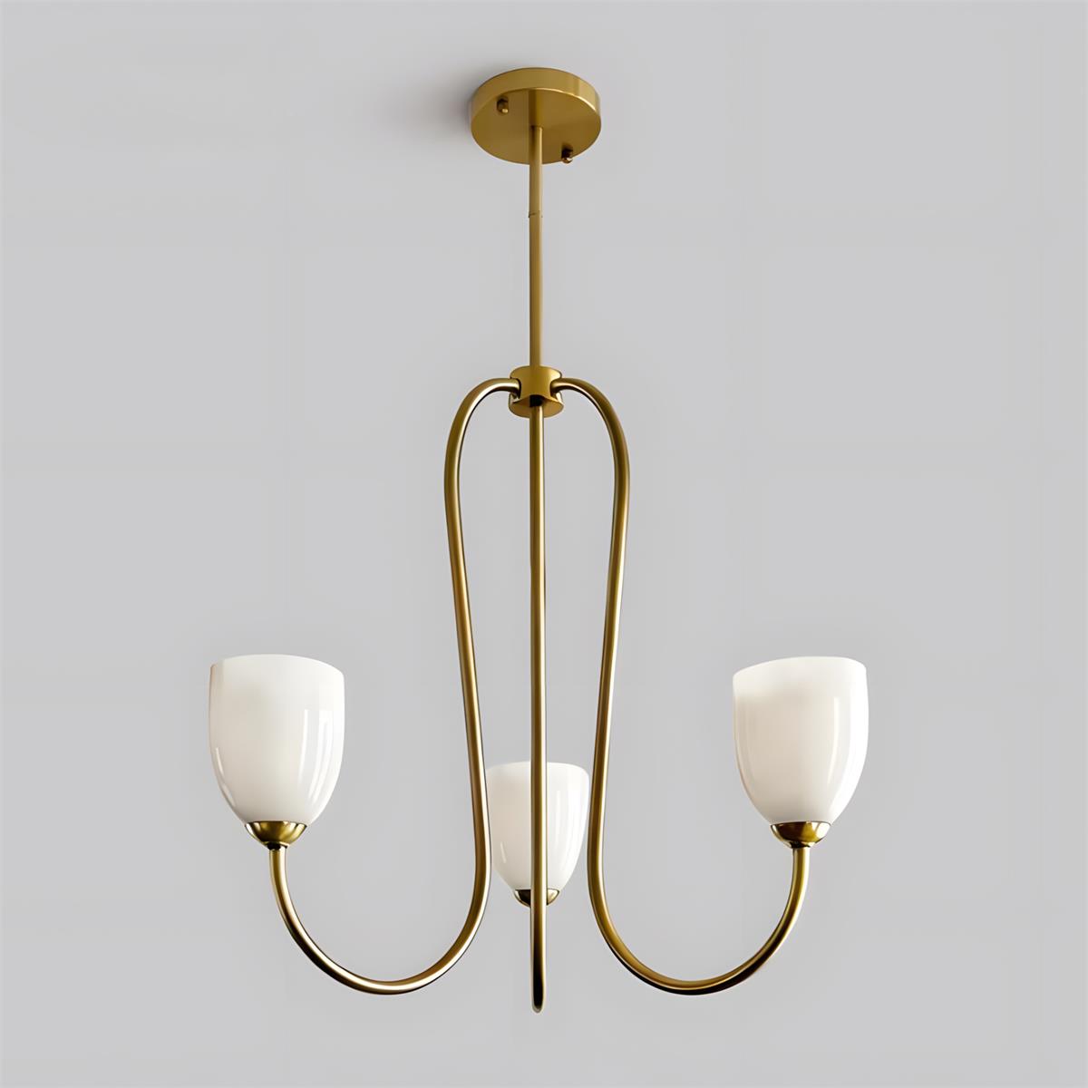 Mild Velin Curated Mouth-Blown Frosted Glass Cha – architectural ceiling profile #1