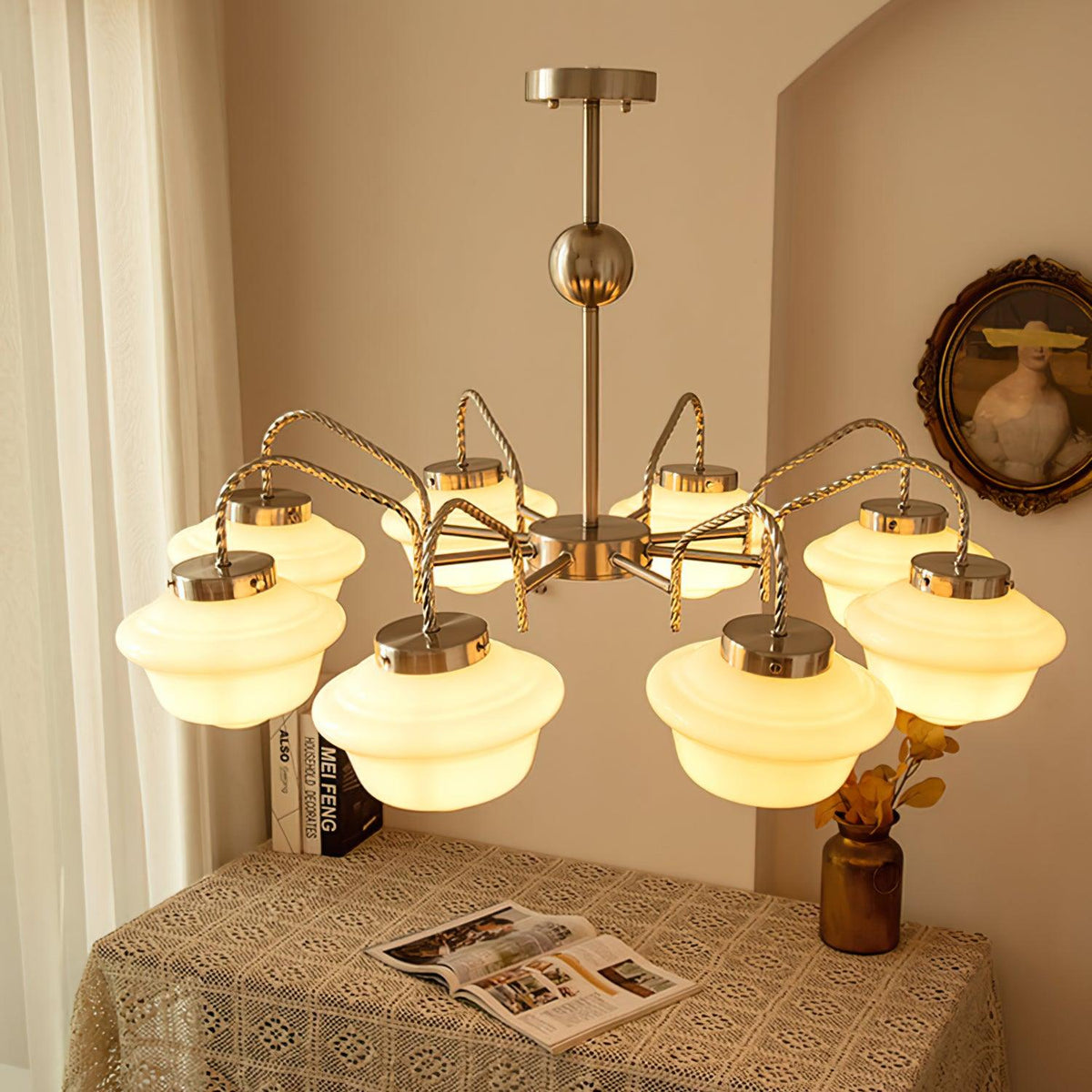 Minka Lavery Chandelier – Ambient Illumination in Luxury Interior Setting View 5