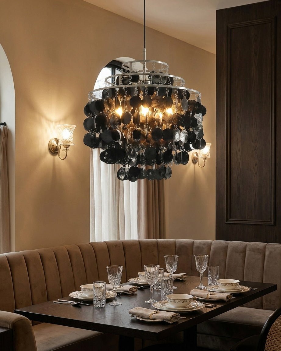 Mirelle Curated Brushed Nickel Iron Chandelier
