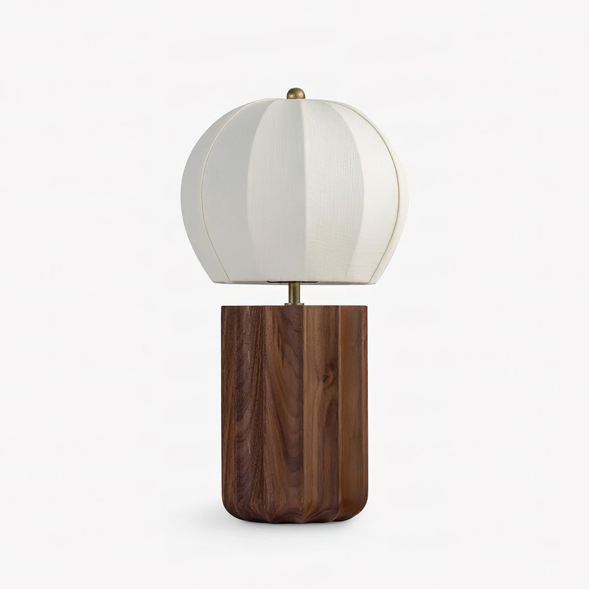 Mirelle Curated Yellow Travertine Table Lamp – architectural ceiling profile