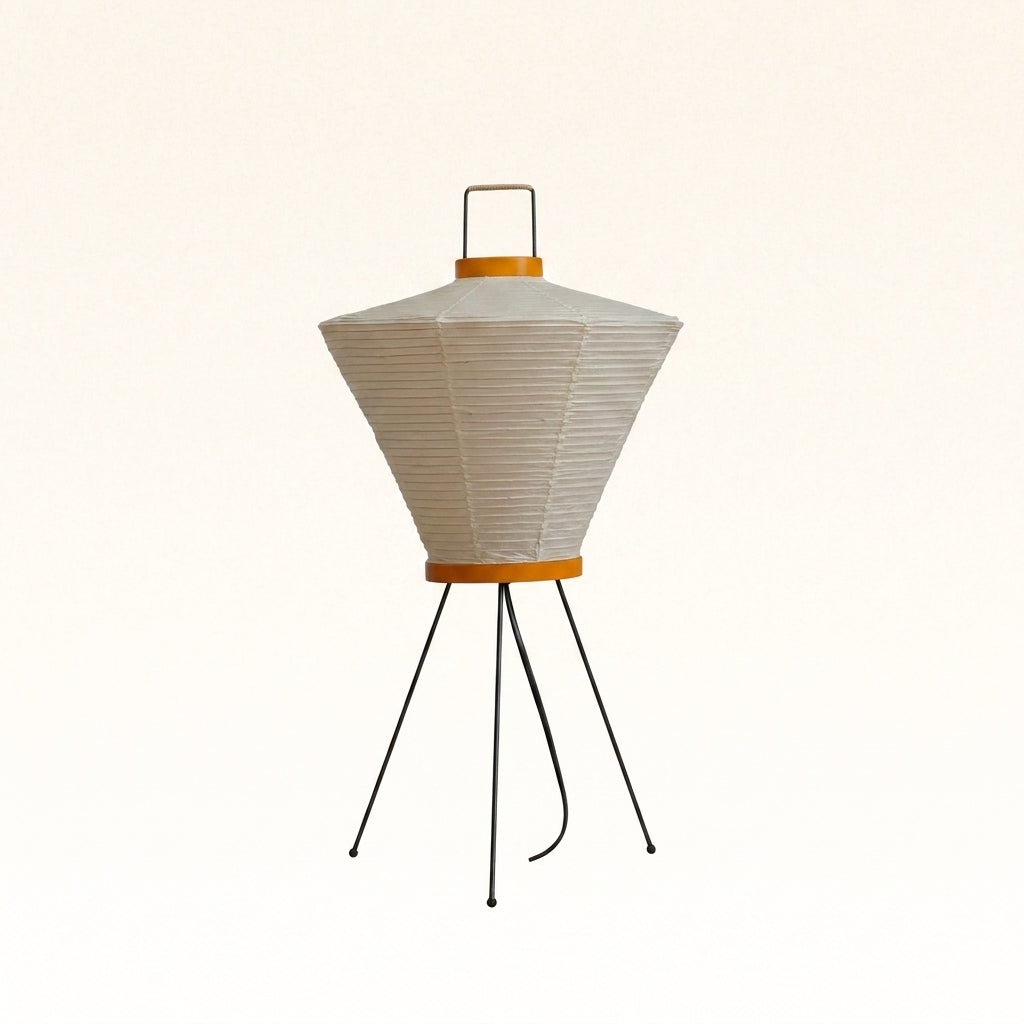 Mireto Paper Curated Washi Paper Table Lamp – 5A Dia 26.5cm x H 58.5cm ∅ 10.4 x finish configuration