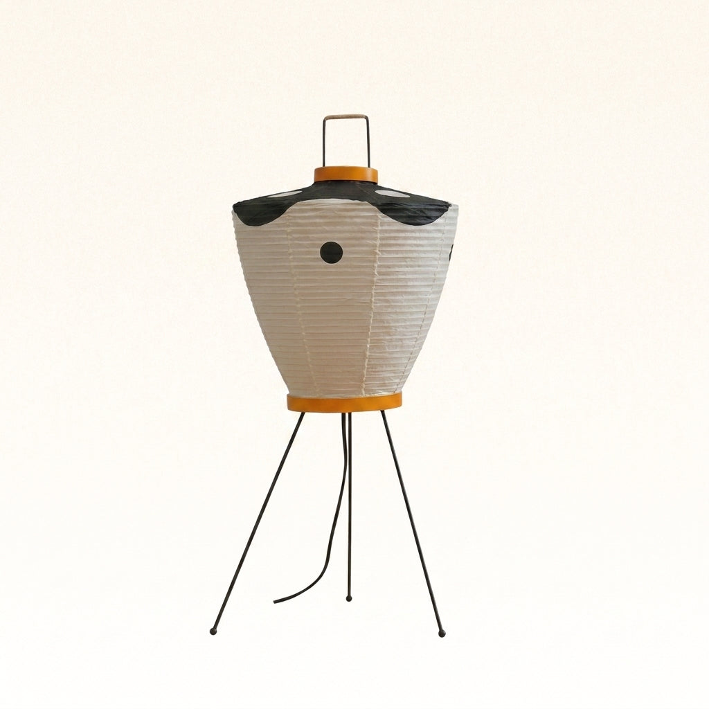 Mireto Paper Curated Washi Paper Table Lamp – dimensional scale reference #1