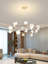Mistral Flora Chandelier – Ambient Illumination in Luxury Interior Setting View 12