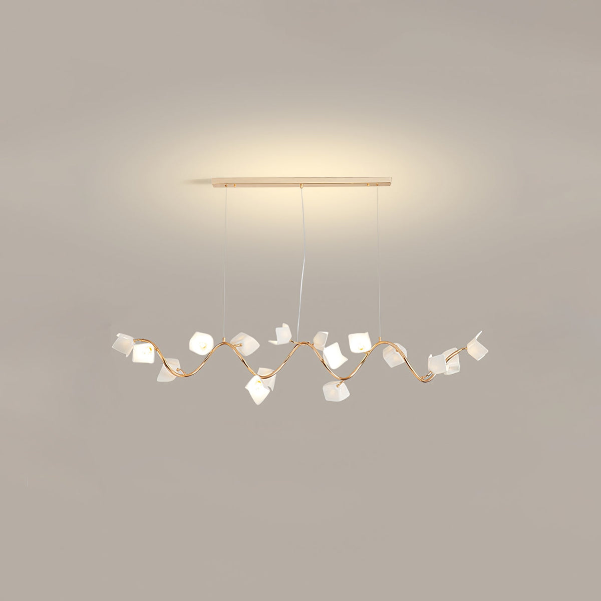 Mistral Flora Chandelier – Ambient Illumination in Luxury Interior Setting View 18